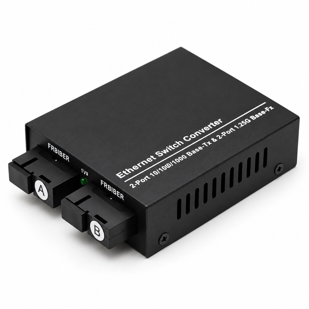 Switch Gigabit 2 Portas de Fibra SC A/B e 2 RJ45 com Gabinete Metálico — foto 1