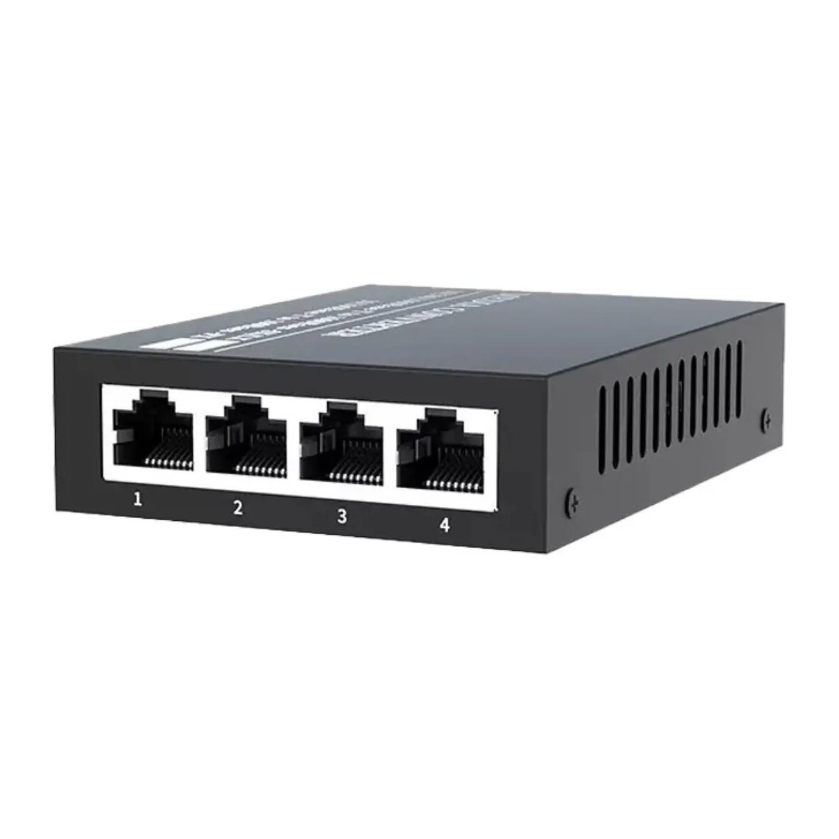 Switch Gigabit 1 SFP e 4 RJ45 Gabinete Metálico