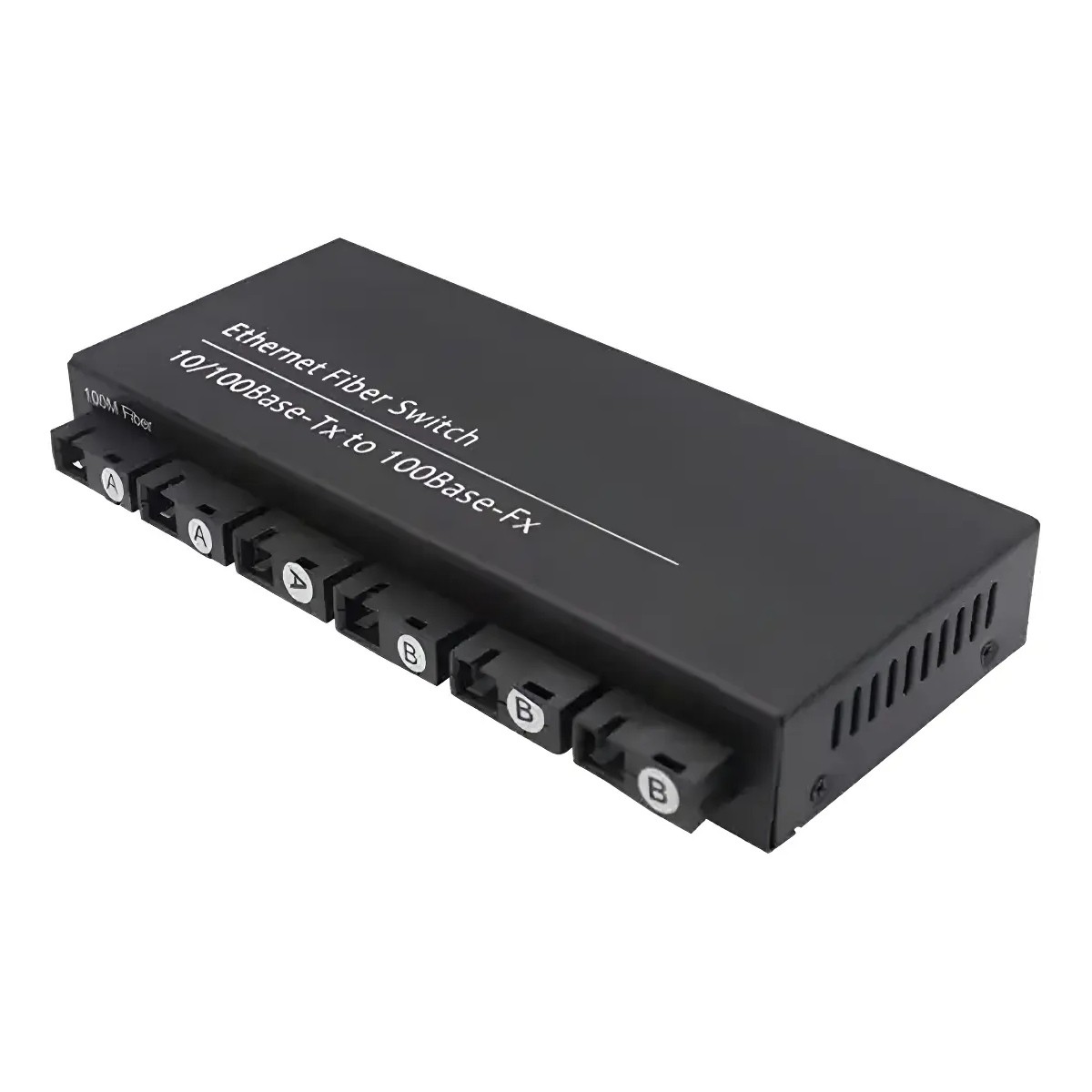 Switch Gigabit 6 Fibra SC A/B e 2 RJ45 Gabinete Metálico